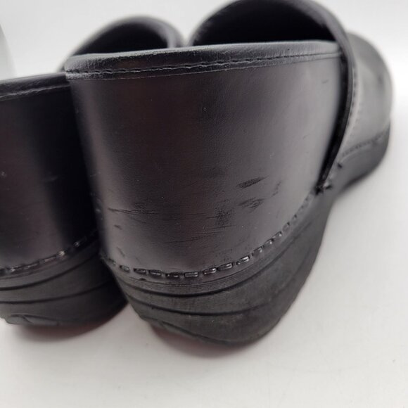 Dansko XP 2.0 Clogs Black Leather Comfort Shoes Arch Support Womens 41 (10.5-11) - Picture 12 of 15